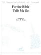 For the Bible Tells Me So Handbell sheet music cover